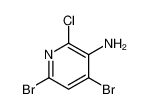 4,6-dibromo-2-chloropyridin-3-amine 887570-91-4