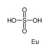 13537-15-0 structure, EuH2O4S