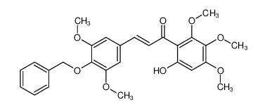 89354-98-3 spectrum, 2'-hydroxy-4-benzyloxy-3,5,4',5',6'-pentamethoxychalkone