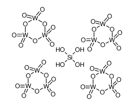 11130-20-4 silicic acid,1,3,5-trioxa-2λ<sup>6</sup>,4λ<sup>6</sup>,6λ<sup>6</sup>-tritungstacyclohexane 2,2,4,4,6,6-hexaoxide