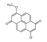 107832-28-0 spectrum, 3-methoxy-8-chloro-1,6-pyrenequinone