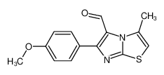 6-(4-methoxyphenyl)-3-methylimidazo[2,1-b][1,3]thiazole-5-carbaldehyde 134670-46-5