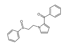 87549-08-4 1-(2-phenylsulfinylethyl)-2-benzoylpyrrole