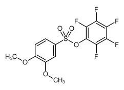 Benzenesulfonic acid, 3,4-dimethoxy-, 2,3,4,5,6-pentafluorophenyl ester 886361-12-2