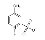 1-fluoro-4-methylpyridin-1-ium-2-sulfonate 147540-88-3
