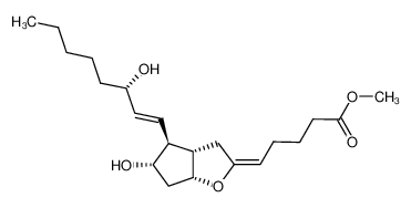 methyl (5E)-5-[(3aR,4R,5R,6aS)-5-hydroxy-4-[(E,3S)-3-hydroxyoct-1-enyl]-3,3a,4,5,6,6a-hexahydrocyclopenta[b]furan-2-ylidene]pentanoate 61799-74-4