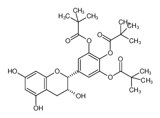 1449477-39-7 spectrum, 5-((2R,3R)-3,5,7-trihydroxychroman-2-yl)benzene-1,2,3-triyl tris(2,2-dimethylpropanoate)