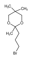 88128-58-9 2-(3-bromopropyl)-2,5,5-trimethyl-1,3-dioxane