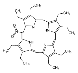 2,3,7,8,12,13,17,18-octaethyl-5-nitroporphyrin 3133-98-0