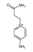 141375-73-7 structure, C8H12N3O+