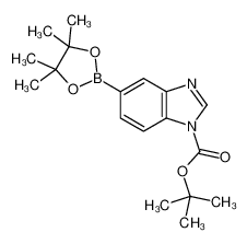 tert-butyl 5-(4,4,5,5-tetramethyl-1,3,2-dioxaborolan-2-yl)benzimidazole-1-carboxylate