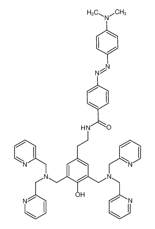 1242164-03-9 N-(3,5-bis((bis(pyridin-2-ylmethyl)amino)methyl)-4-hydroxyphenethyl)-4-((4-(dimethylamino)phenyl)diazenyl)benzamide