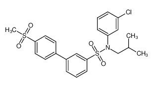 1613151-44-2 structure, C23H24ClNO4S2