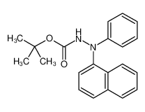 Hydrazinecarboxylic acid, 2-(1-naphthalenyl)-2-phenyl-, 1,1-dimethylethyl ester 875106-38-0