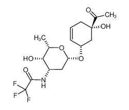 (1S,3S)-1-Acetyl-3-O-(3-amino-2,3,6-tridesoxy-β-L-lyxo-hexopyranosyl)-4-cyclohexen-1,3-diol