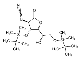 213458-03-8 (3R,4R,5R)-3-Azido-4-(tert-butyl-dimethyl-silanyloxy)-5-[(S)-2-(tert-butyl-dimethyl-silanyloxy)-1-hydroxy-ethyl]-dihydro-furan-2-one