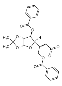 152434-63-4 (R)-2-((3aR,5R,6S,6aR)-6-(benzoyloxy)-2,2-dimethyltetrahydrofuro[2,3-d][1,3]dioxol-5-yl)-3-nitropropyl benzoate