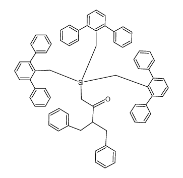 444817-04-3 3-benzyl-4-phenyl-1-(tris([1,1':3',1''-terphenyl]-2'-ylmethyl)silyl)butan-2-one