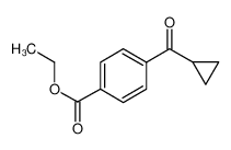 ethyl 4-(cyclopropanecarbonyl)benzoate 863769-67-9