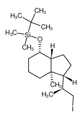 {(1R,3aR,4S,7aR)-octahydro-1-[(S)-1-iodopropan-2-yl]-7a-methyl-1H-inden-4-yloxy}(tert-butyl)dimethylsilane 100928-05-0