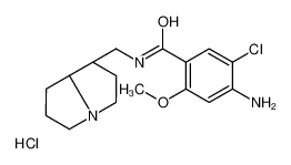 4-amino-5-chloro-N-[[(1S,8S)-2,3,5,6,7,8-hexahydro-1H-pyrrolizin-1-yl]methyl]-2-methoxybenzamide,hydrochloride 879208-42-1