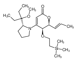 222052-51-9 (5S,6S)-4-((R)-2-(3-methoxypentan-3-yl)pyrrolidin-1-yl)-6-((E)-prop-1-en-1-yl)-5-(2-(trimethylsilyl)ethoxy)-5,6-dihydro-2H-pyran-2-one