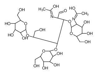 81034-76-6 structure, C28H48N2O21