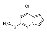 4-chloro-2-methylsulfanylpyrrolo[2,1-f][1,2,4]triazine 1120214-78-9