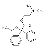 2-(dimethylamino)ethyl 2-ethoxy-2,2-diphenylacetate 509-78-4