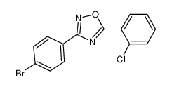 3-(4-溴苯基)-5-(2-氯苯基)-1,2,4-噁二唑