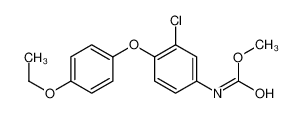 methyl N-[3-chloro-4-(4-ethoxyphenoxy)phenyl]carbamate 80199-22-0