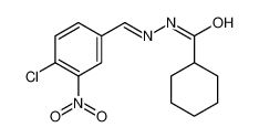 N-[(E)-(4-chloro-3-nitrophenyl)methylideneamino]cyclohexanecarboxamide