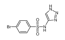 4-bromo-N-(2H-triazol-4-yl)benzenesulfonamide