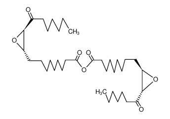 10,11-epoxy-12-oxo-octadecanoic acid-anhydride官能团结构式