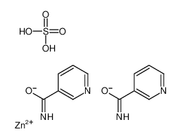 90910-80-8 structure, C12H12N4O6SZn