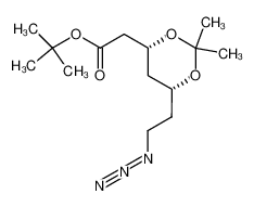 682356-88-3 tert-butyl 2-((4R,6R)-6-(2-azidoethyl)-2,2-dimethyl-1,3-dioxan-4-yl)acetate