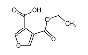 34501-80-9 4-ethoxycarbonylfuran-3-carboxylic acid