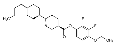 2,3-difluoro-4-ethoxyphenyl trans-4-(trans-4-butylcyclohexyl)-cyclohexanoate 126163-44-8
