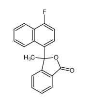 3-(4-fluoronaphthalen-1-yl)-3-methyl-2-benzofuran-1-one