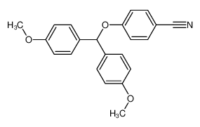 116664-86-9 spectrum, bis(4-methoxyphenyl)methyl 4-cyanophenyl ether