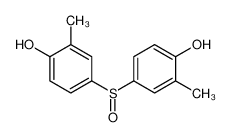 69154-63-8 spectrum, 4-(4-hydroxy-3-methylphenyl)sulfinyl-2-methylphenol