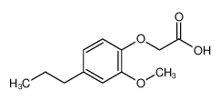 2-(2-methoxy-4-propylphenoxy)acetic acid 88425-71-2