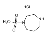 1-(methylsulfonyl)-1,4-diazepane hydrochloride 550371-85-2