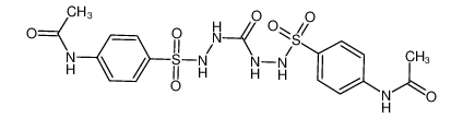 5444-89-3 N-[4-[[[(4-acetamidophenyl)sulfonylamino]carbamoylamino]sulfamoyl]phenyl]acetamide