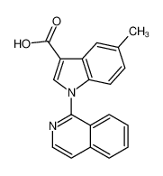 1-isoquinolin-1-yl-5-methylindole-3-carboxylic acid 649550-71-0
