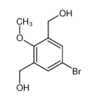 [5-bromo-3-(hydroxymethyl)-2-methoxyphenyl]methanol 89479-09-4