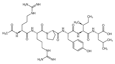 74853-69-3 structure, C40H66N12O9