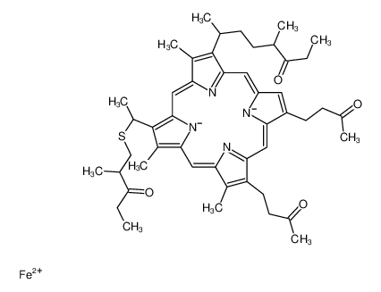 9035-42-1 structure, C48H60FeN4O4S