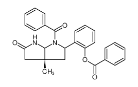 Pyrrolo[2,3-b]pyrrol-2(1H)-one, 6-benzoyl-5-[2-(benzoyloxy)phenyl]hexahydro-3a-methyl-, (3aR)-