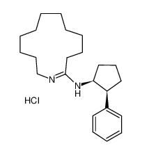 N-(2-phenylcyclopentyl)-1-azacyclotridecen-2-amine,hydrochloride 40297-09-4